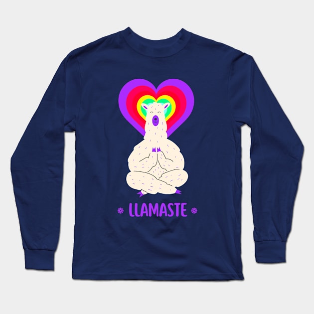 Llamaste Long Sleeve T-Shirt by Bruno Pires